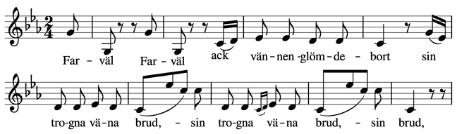 octave descent and leap of a tenth