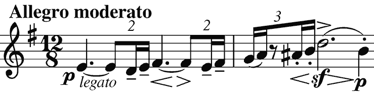 opening figure's rhythmic uncertainty