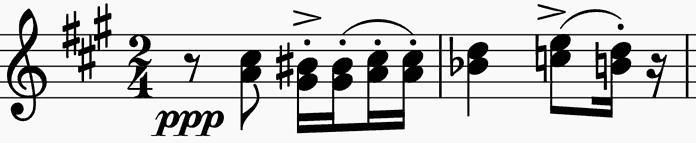 strummed pizzicato