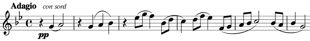 second movement's fugue