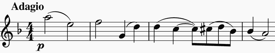 serene slow melody