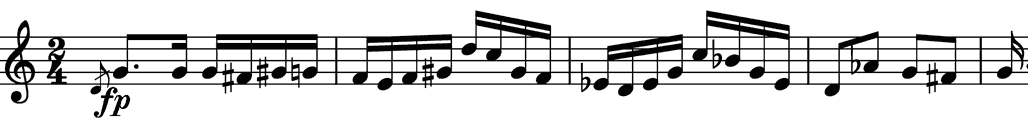 rather ungratifying fugue