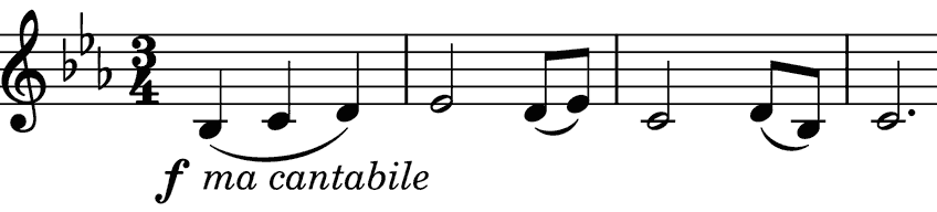 ma cantabile