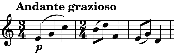 andante grazioso