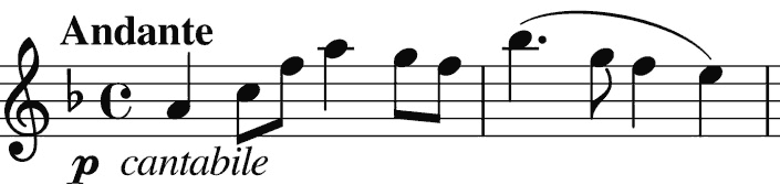 one of those glorious Brahms melodies