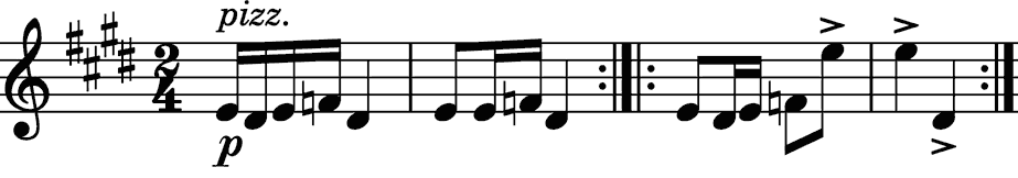 skeletal pizzicato theme